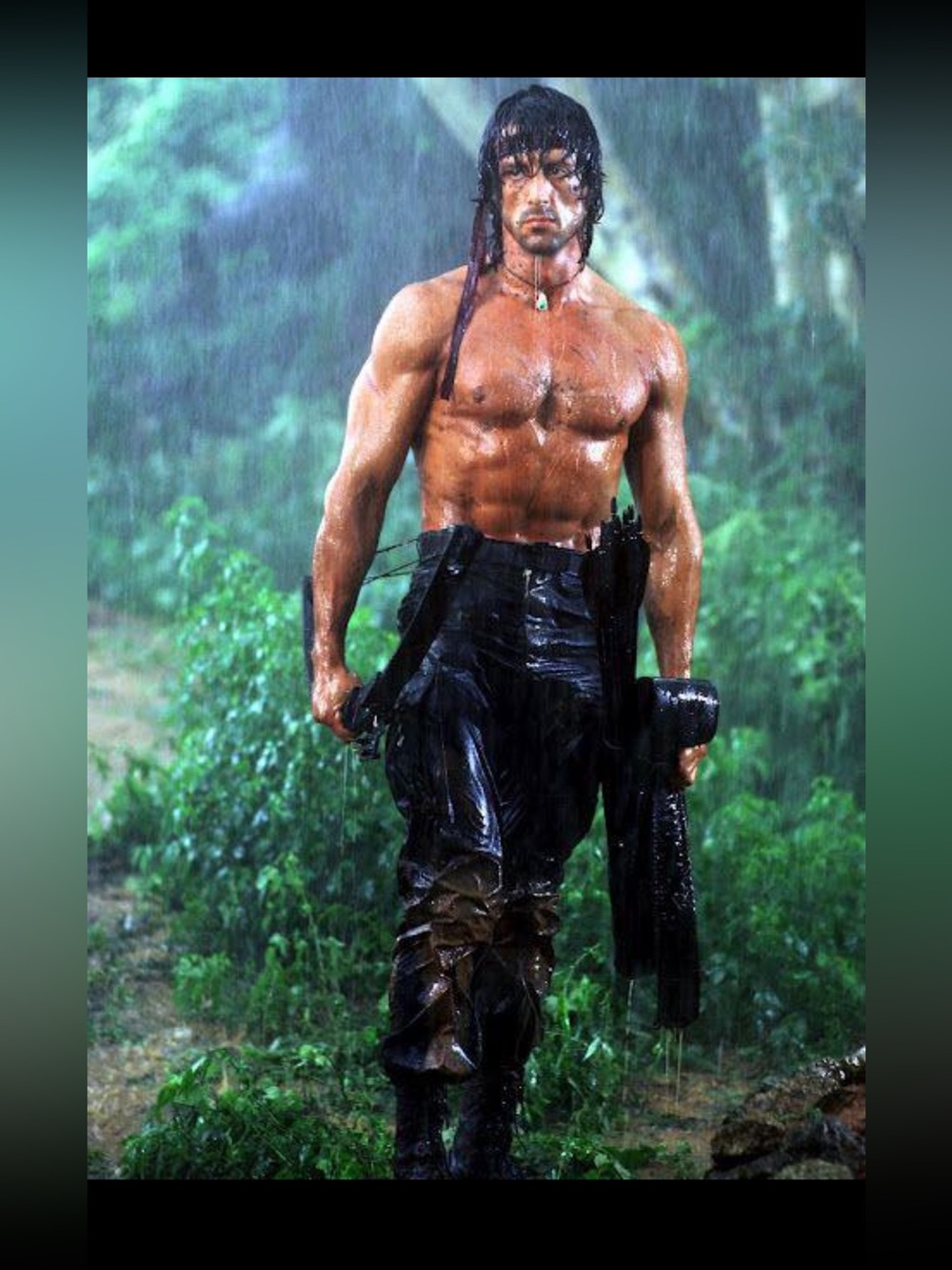 Sylvester Stallone - Rambo Life Size Cardboard Cutout Free Shipping!